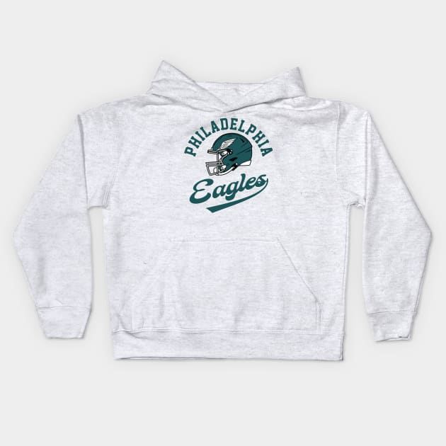 Philadelphia Eagles Kids Hoodie by Cemploex_Art